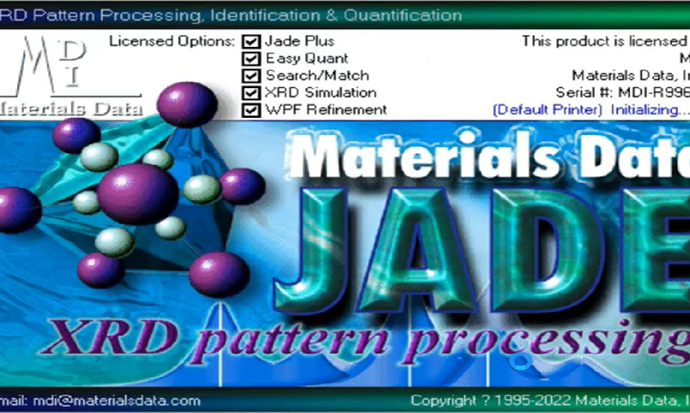 【科研工具】XRD分析软件—Jade 6.5软件安装教程