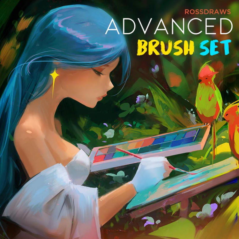 RossDraws 高级画笔套装：开启绘画创作新纪元
