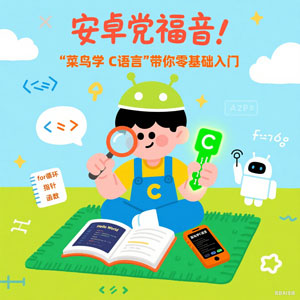 安卓党福音！“菜鸟学 C 语言” 带你零基础入门