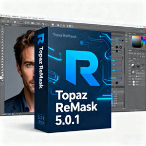 PS插件：PS顶级抠图神器Topaz ReMask 5.0.1汉化版