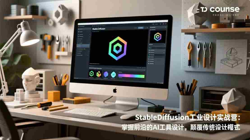 工业设计人福利！学这课掌握 Stable diffusion+AI 工具，效率飞升薪资翻倍！